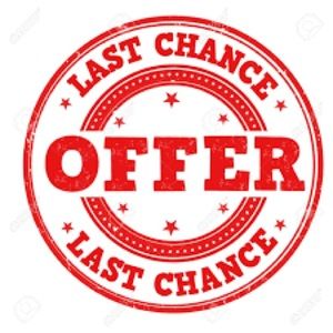 LAST CHANCE SALE